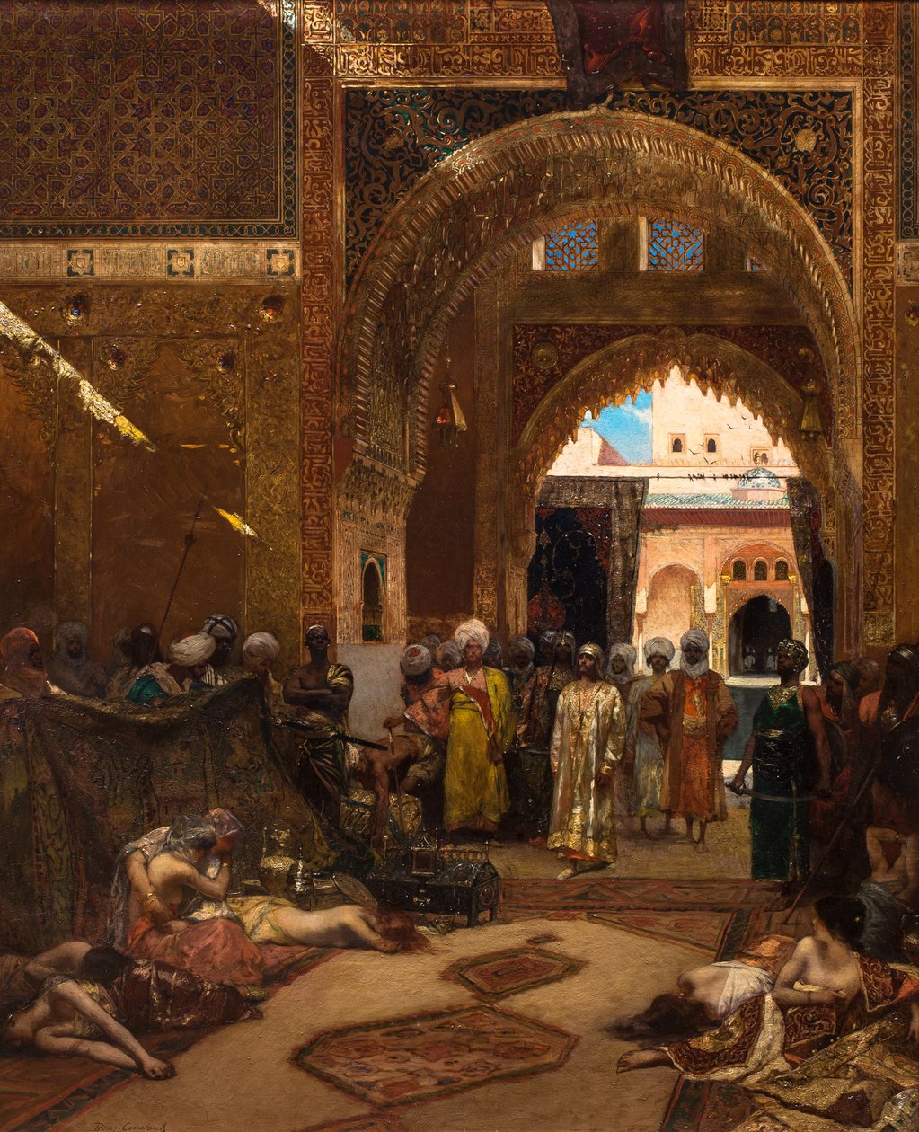 The Day After a Victory at the Alhambra by Jean Joseph Benjamin Constant