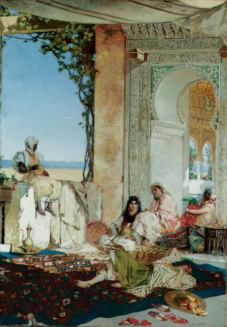 Women of a Harem in Morocco by Jean Joseph Benjamin Constant