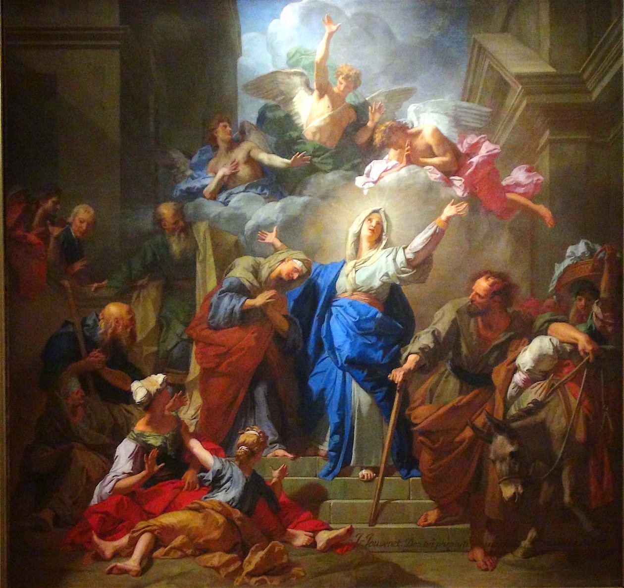 The Visitation of the Virgin (The Magnificat) by Jean Jouvenet