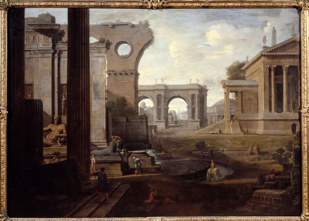 Ancient Ruins by Jean Lemaire