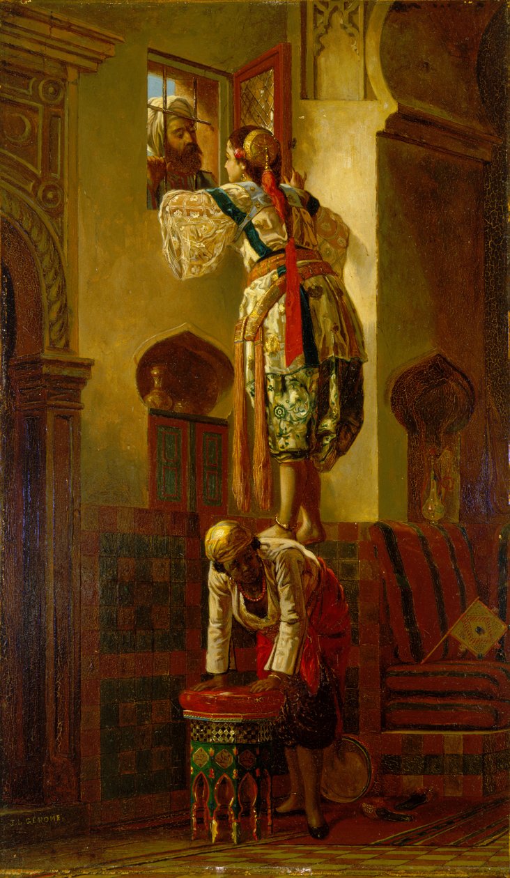 The Tryst by Jean Leon (attr. to) Gerome