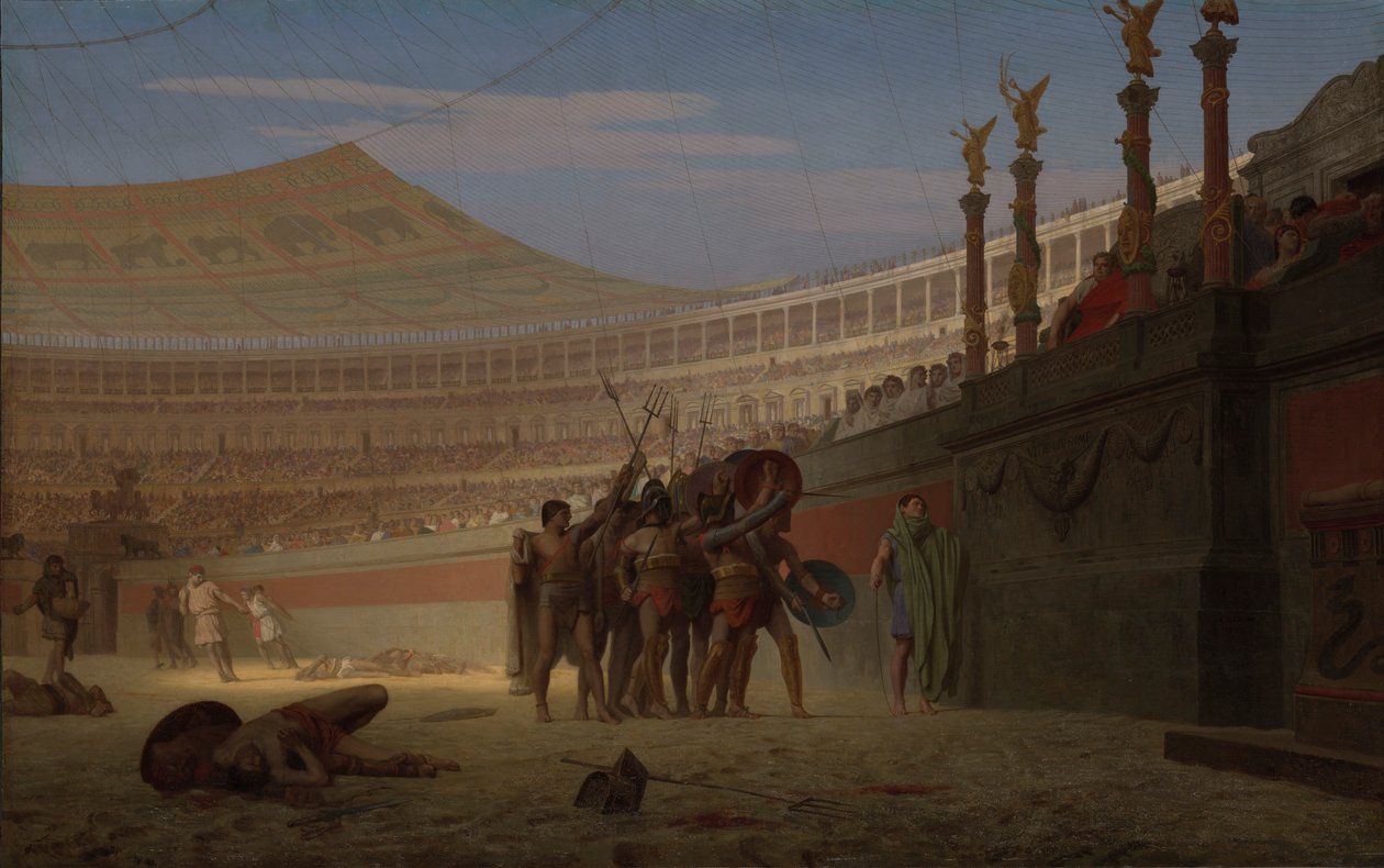 Hail Caesar! We Who Are about to Die Salute You by Jean Leon Gerome