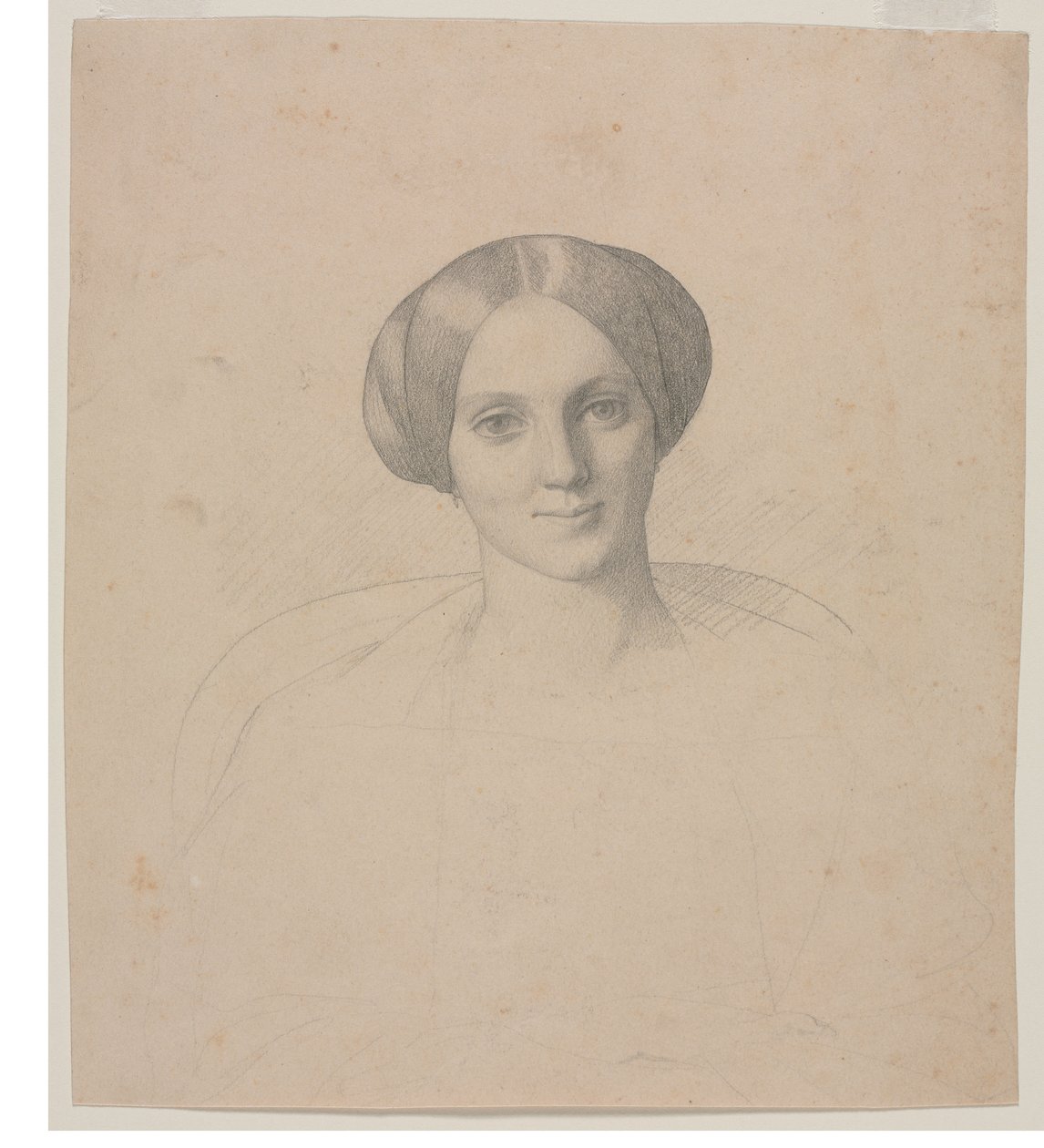 Portrait Head of a Woman by Jean Leon Gerome