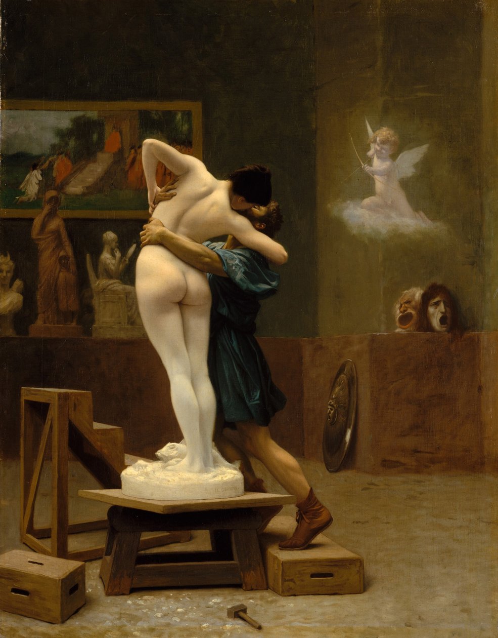 Pygmalion and Galatea, c.1890 by Jean Leon Gerome