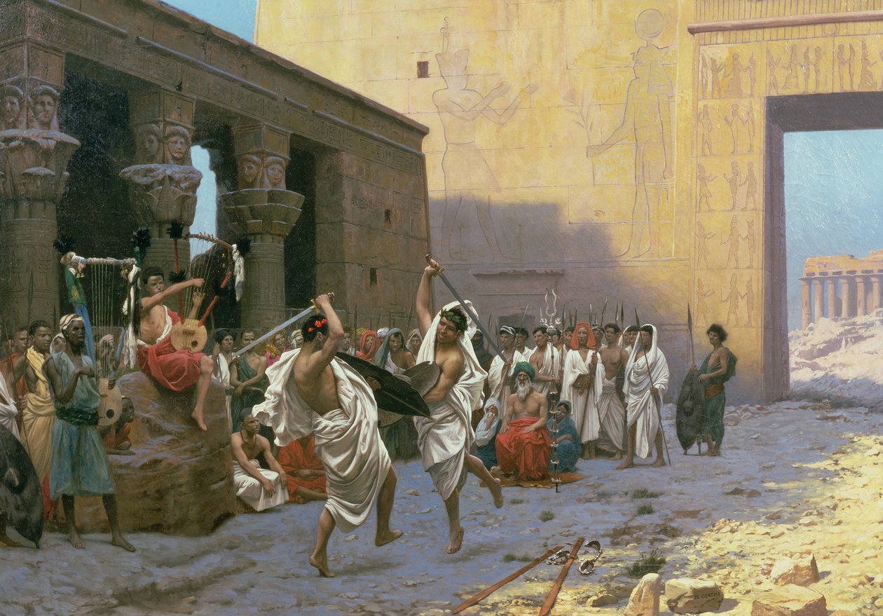 The Sword Dance (La Phyrique) by Jean Leon Gerome