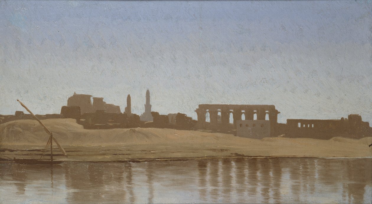View of the Nile at Luxor by Jean Leon Gerome