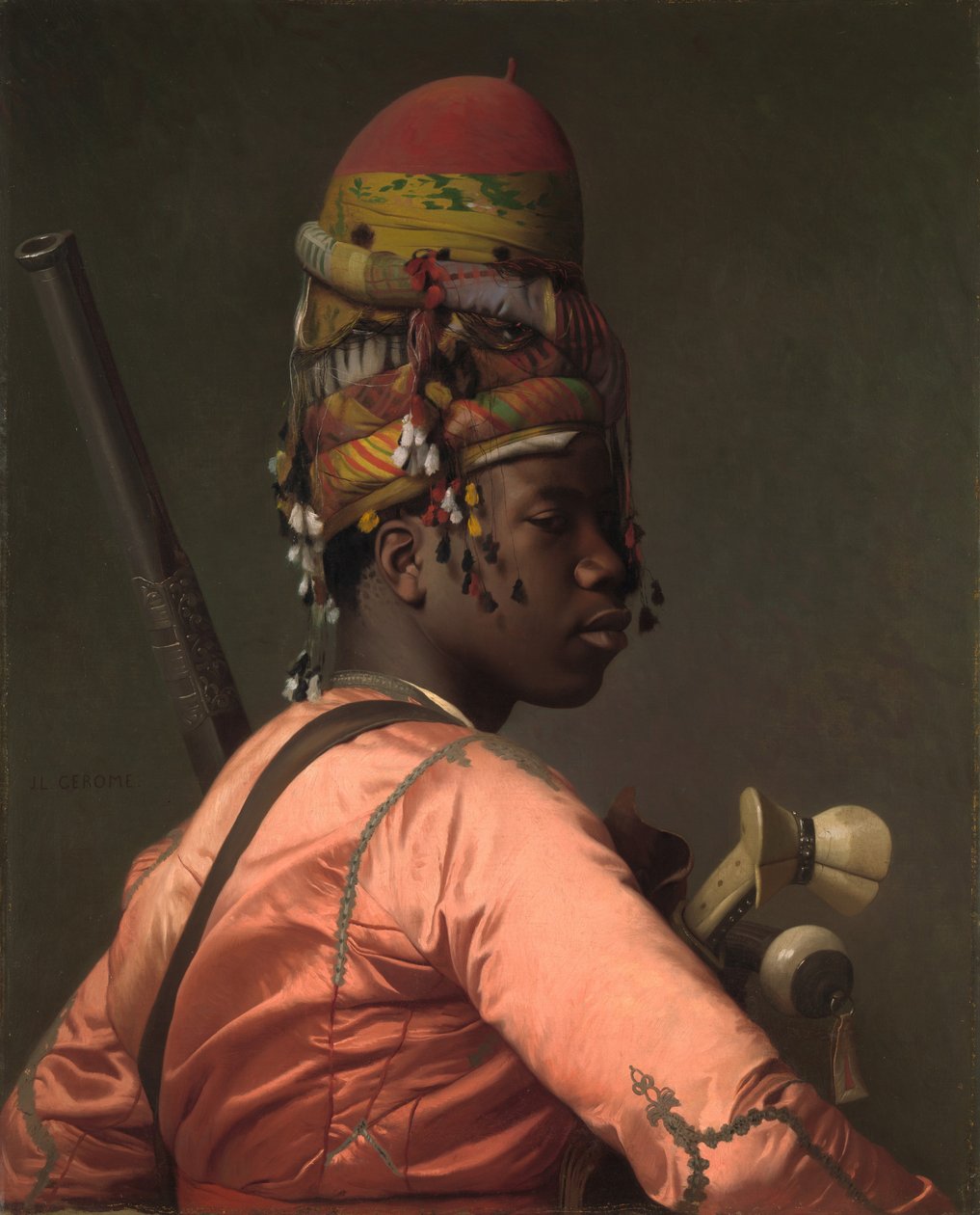Black Bashi-Bazouk by Jean Leon Gerome