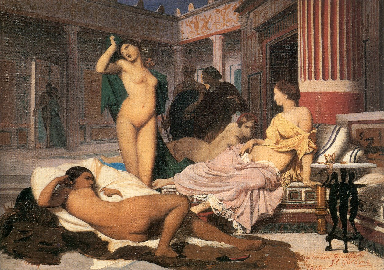 Greek Interior by Jean Leon Gerome