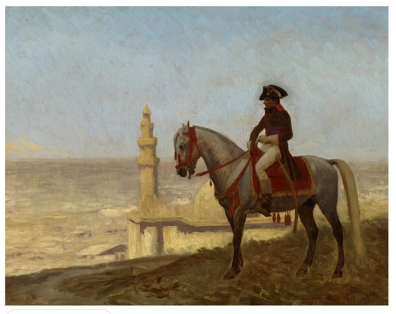 General Bonaparte in Cairo, Sketch by Jean Leon Gerome