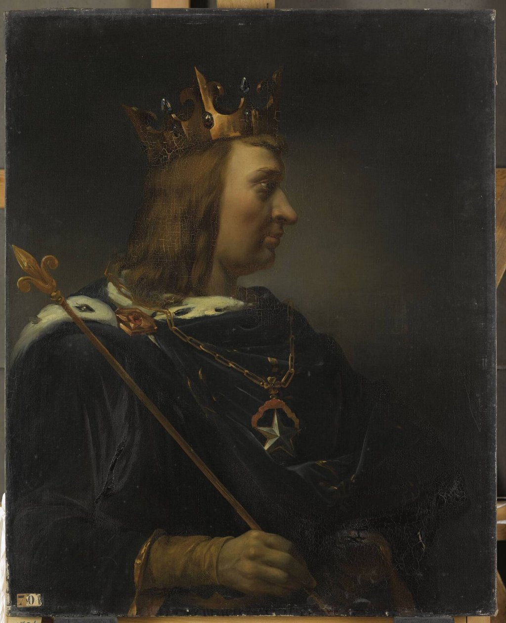 John II, Called the Good, King of France (1319-1364) by Jean Leonard Lugardon