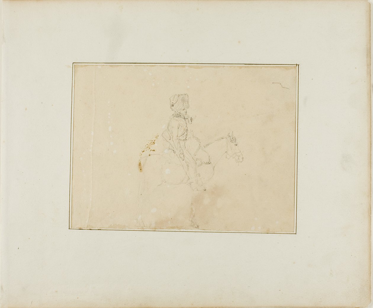 Mounted Chasseur by Jean Louis André Théodore Géricault