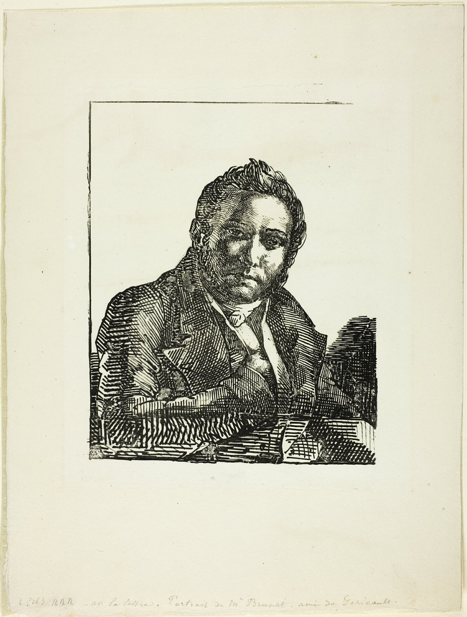 Portrait of Auguste Brunet by Jean Louis André Théodore Géricault