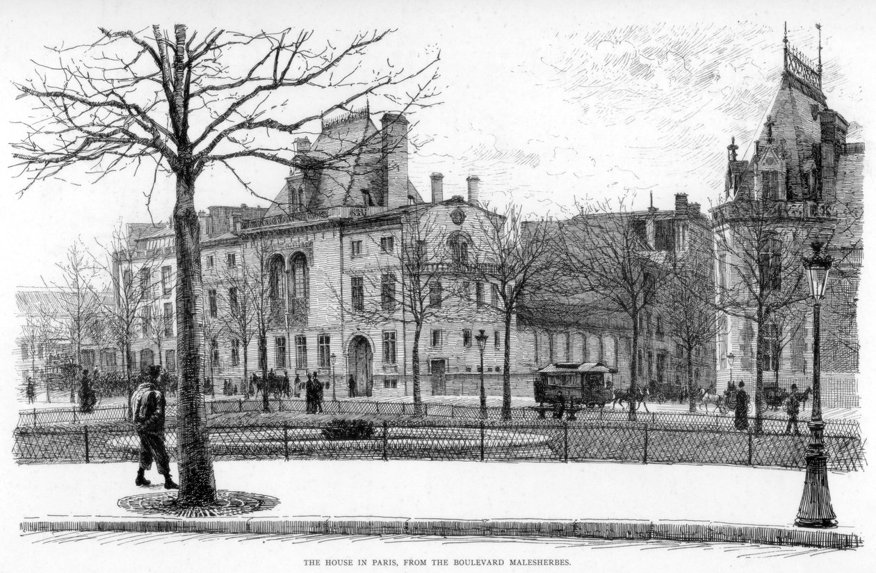 The House in Paris, from the Boulevard Malesherbes by Jean Louis Ernest Meissonier