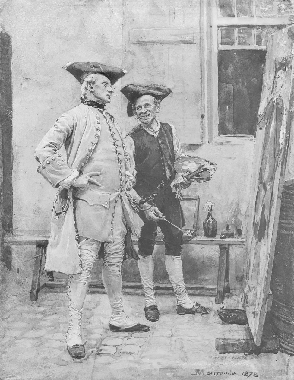 The Sign Painter by Jean Louis Ernest Meissonier