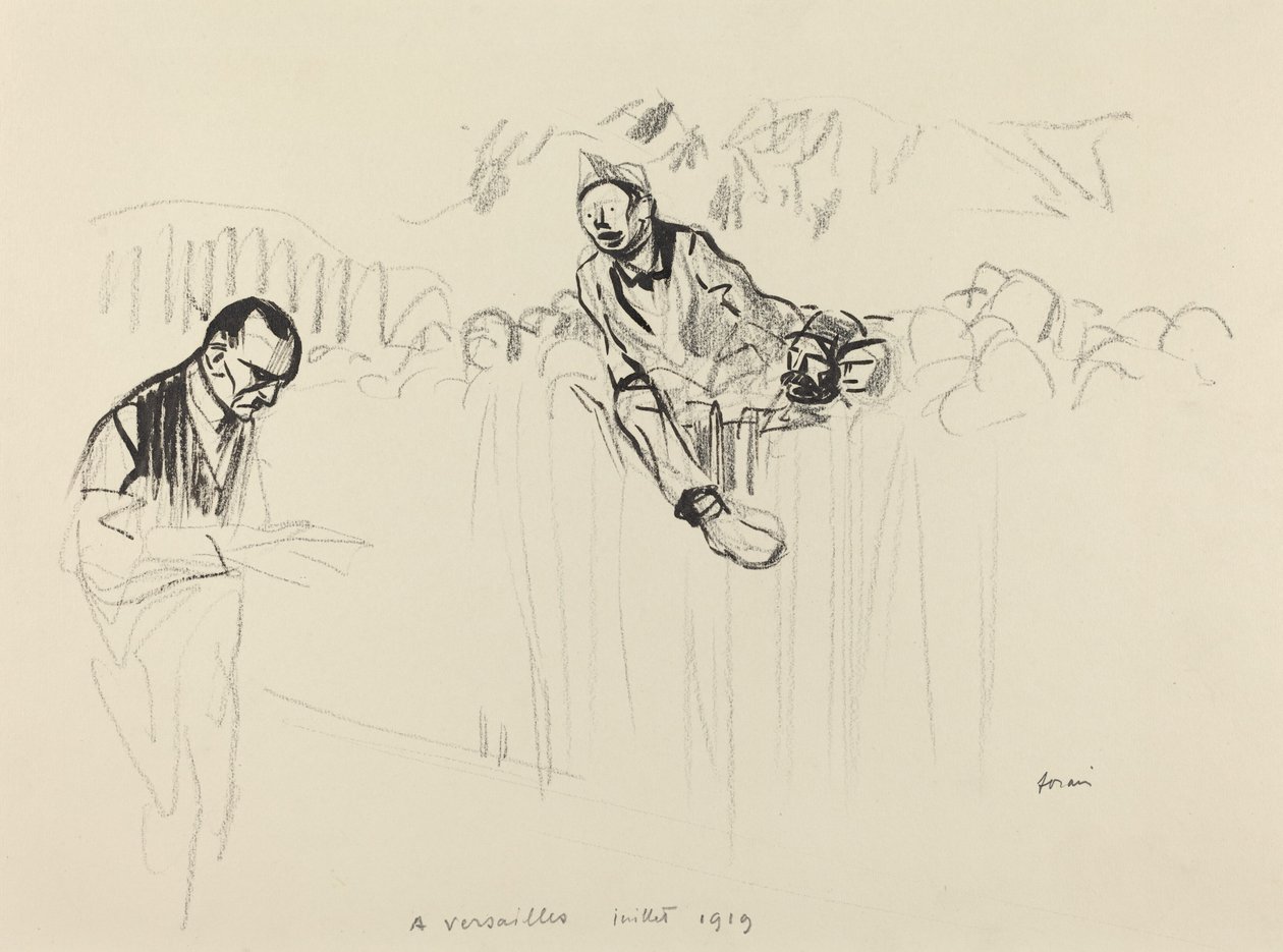 A Versailles juillet 1919 by Jean Louis Forain