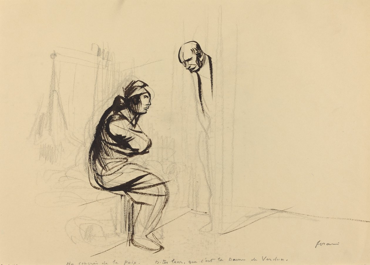 At the Peace Congress by Jean Louis Forain