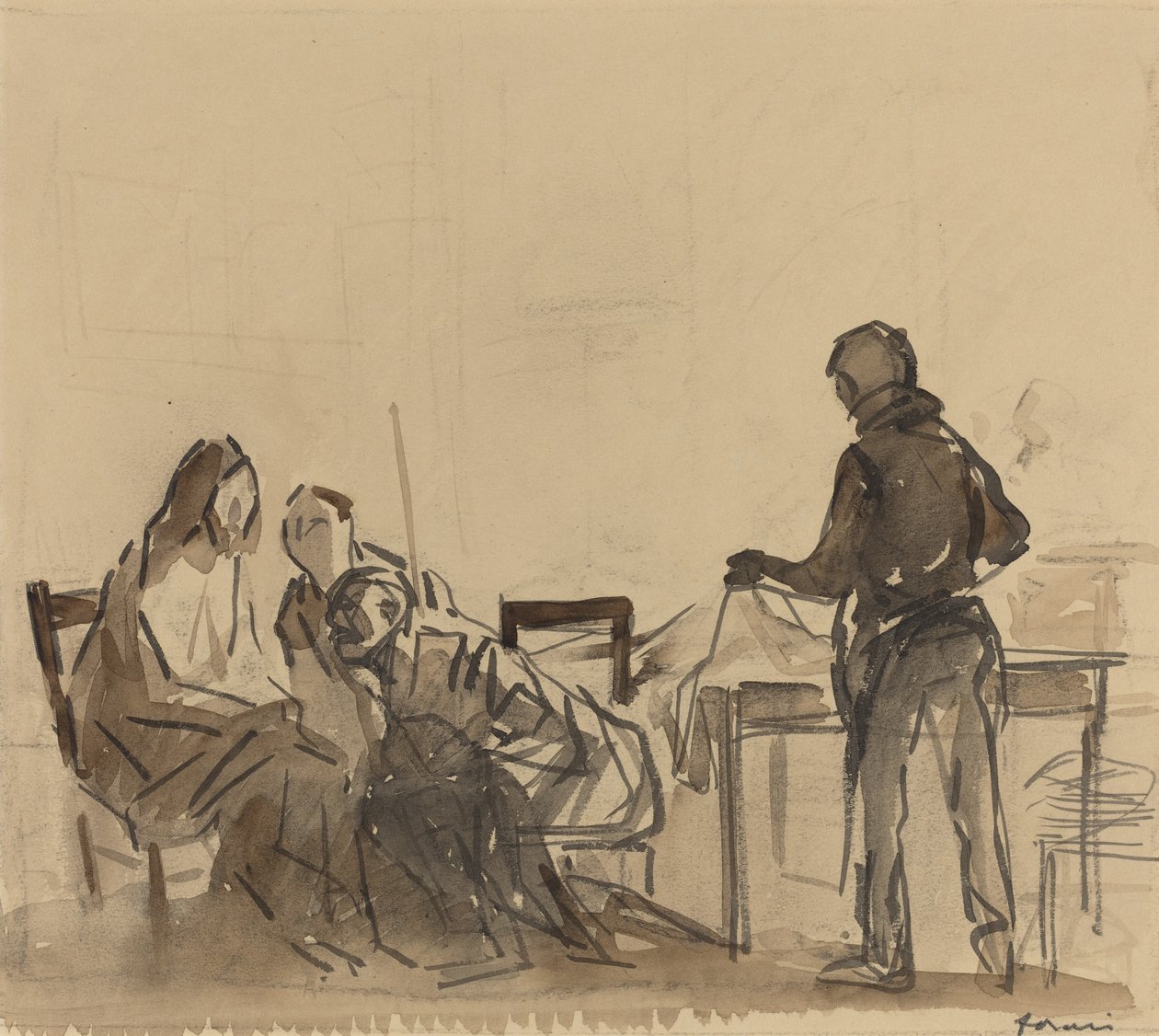 Before the Repast at Emmaus by Jean Louis Forain
