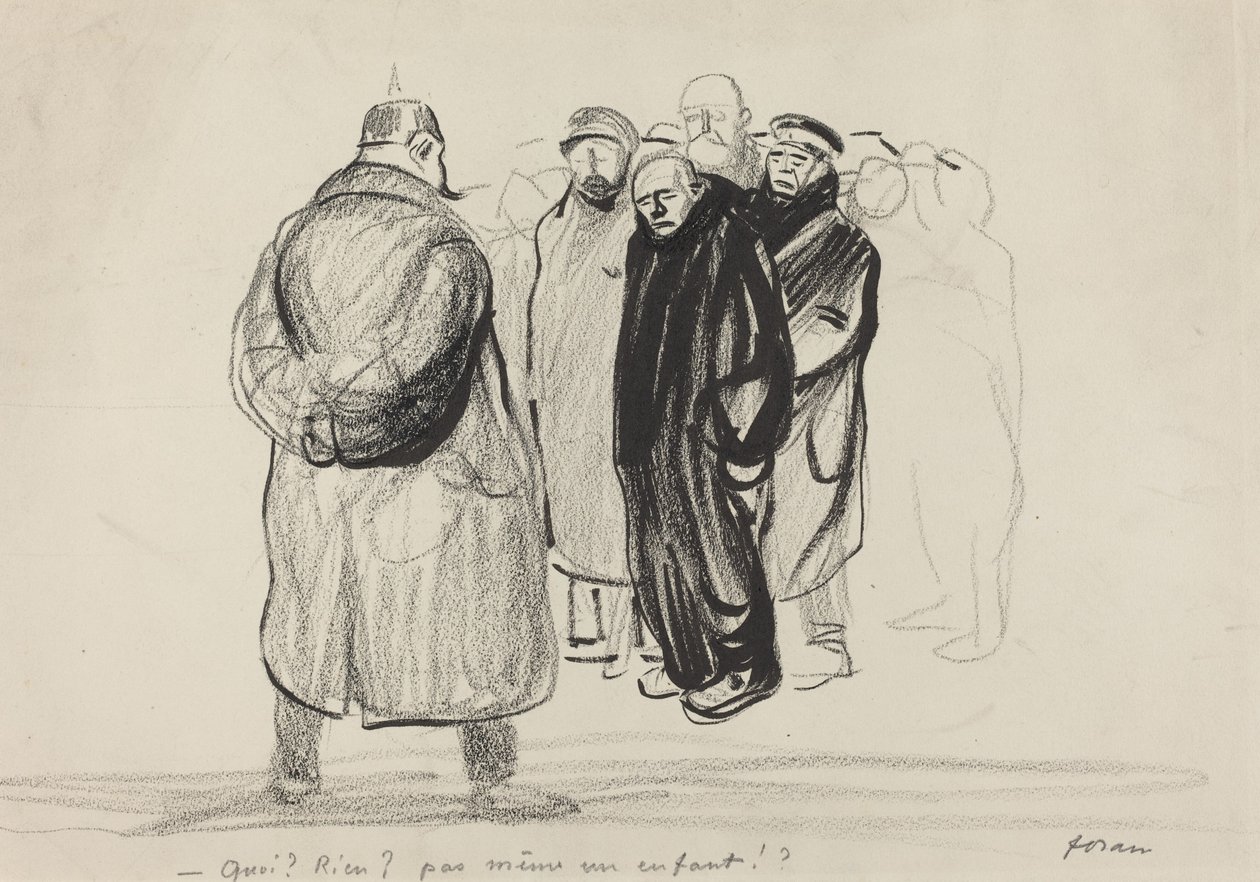 Bredouilles. The Crew of a Zeppelin by Jean Louis Forain