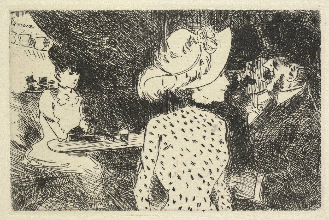 Cafe Scene by Jean Louis Forain