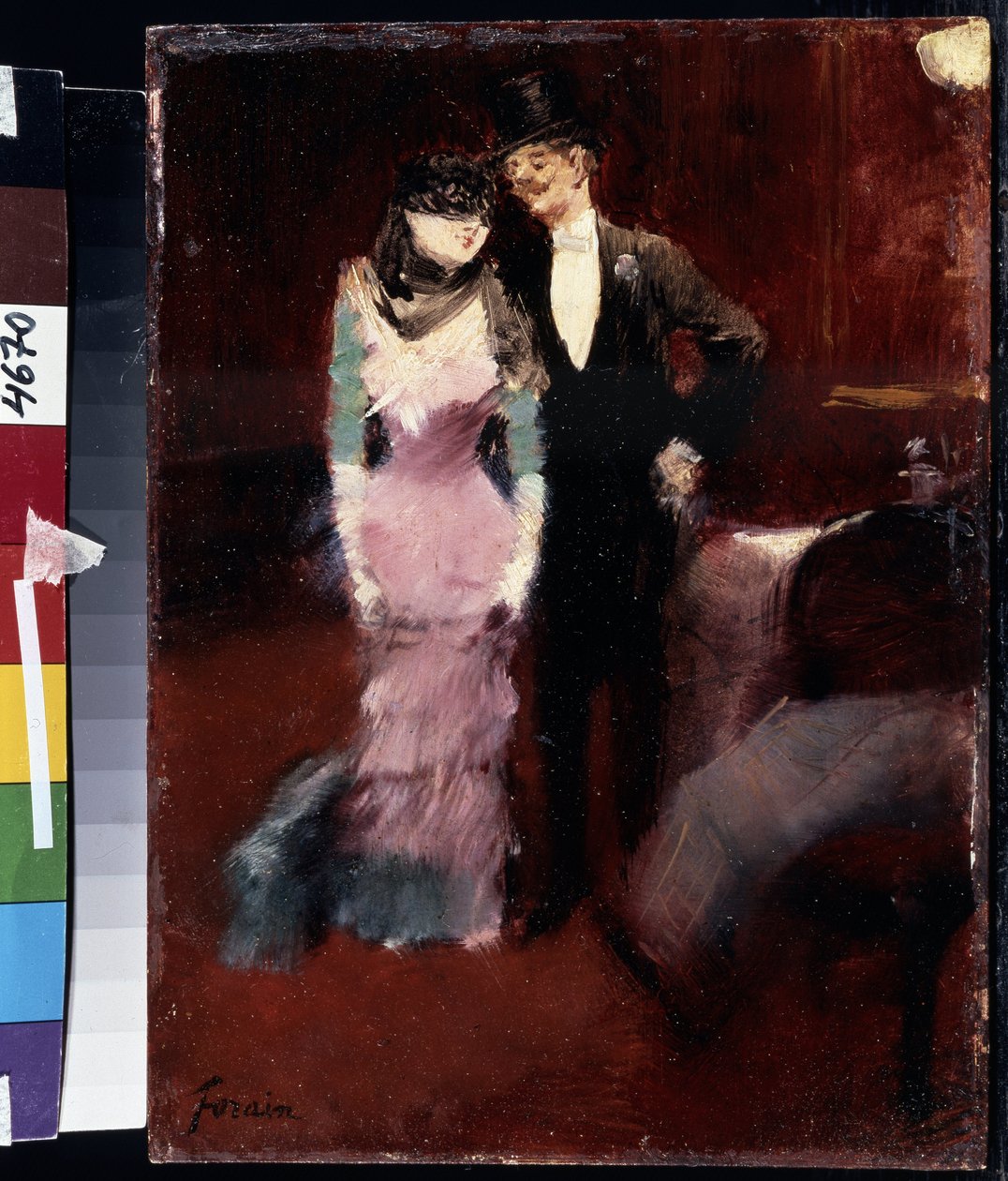 Departure from a Masquerade Ball at the Paris Opera by Jean Louis Forain
