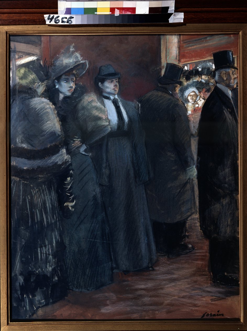 Theatre Foyer by Jean Louis Forain