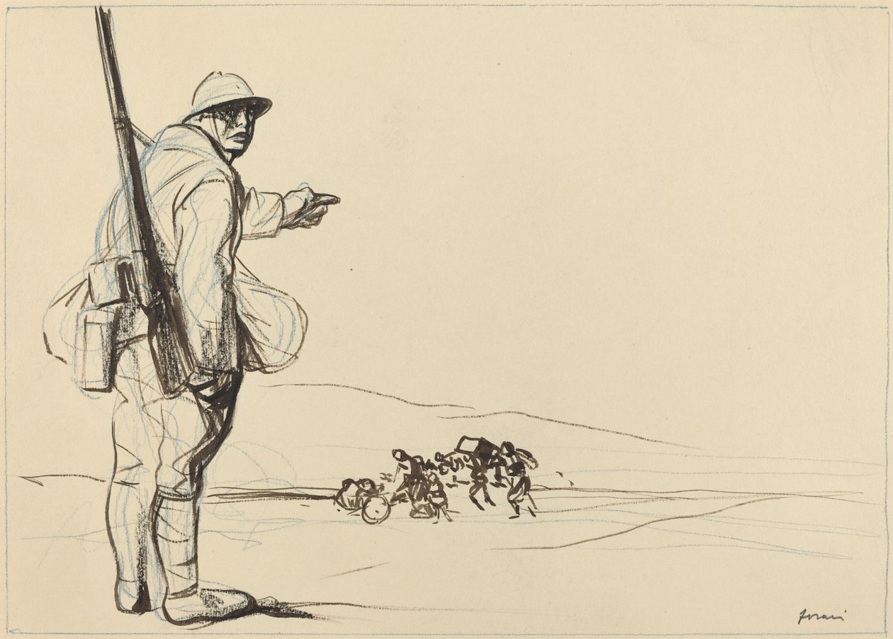 German Advance, c. 1914-1919 by Jean Louis Forain