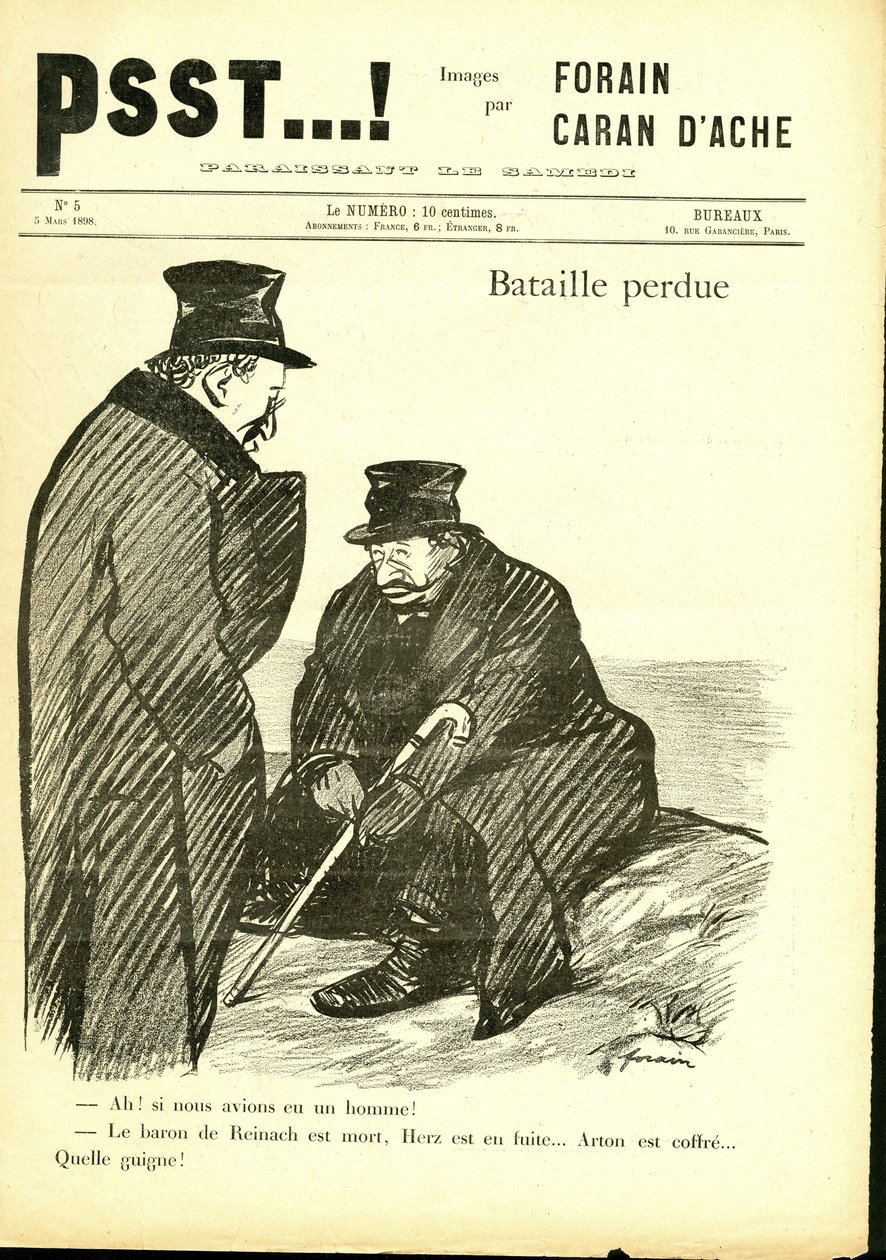 Illustration by Jean-Louis Forain in Psst...! by Jean Louis Forain