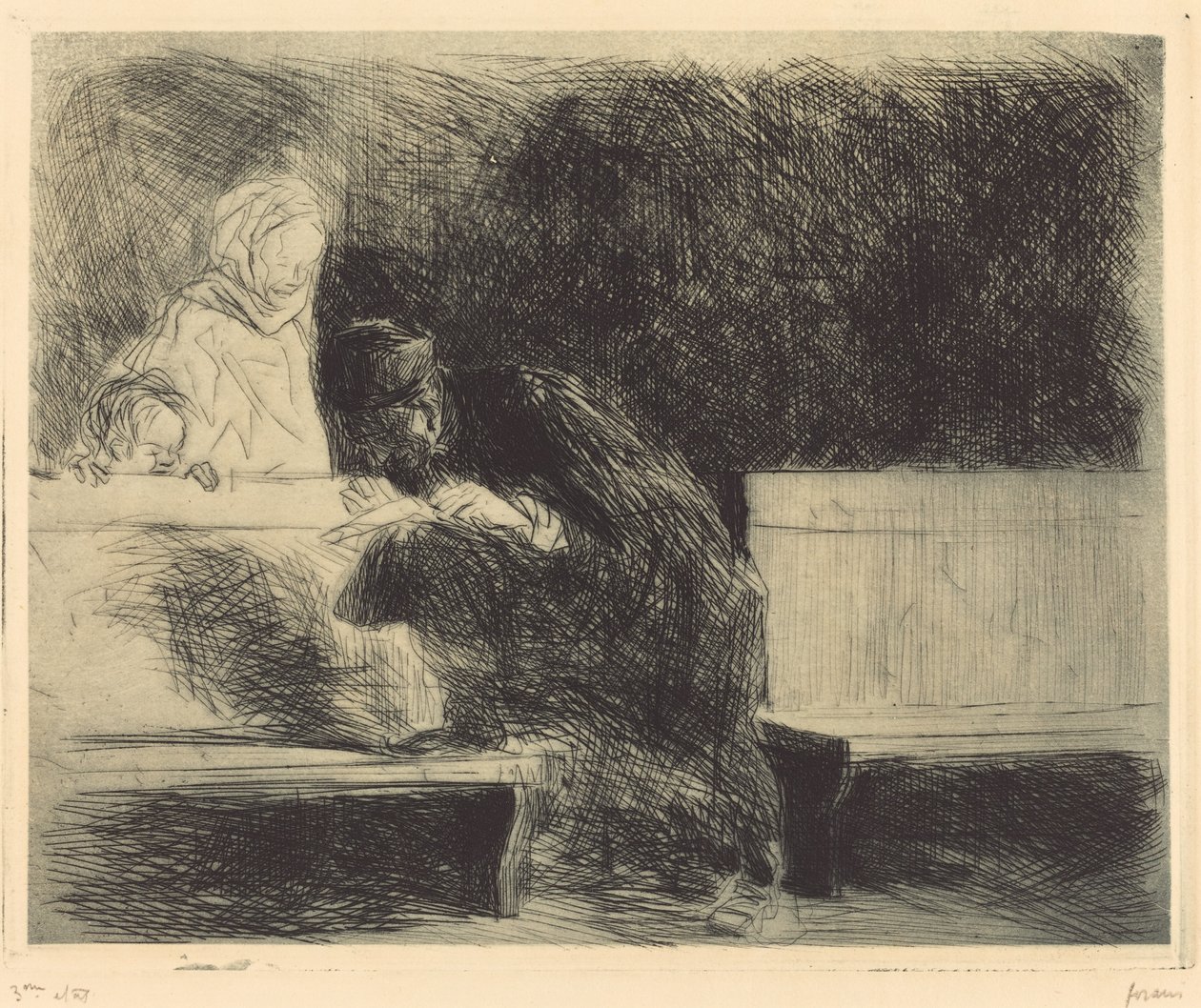 Lawyer Going through a Brief by Jean Louis Forain