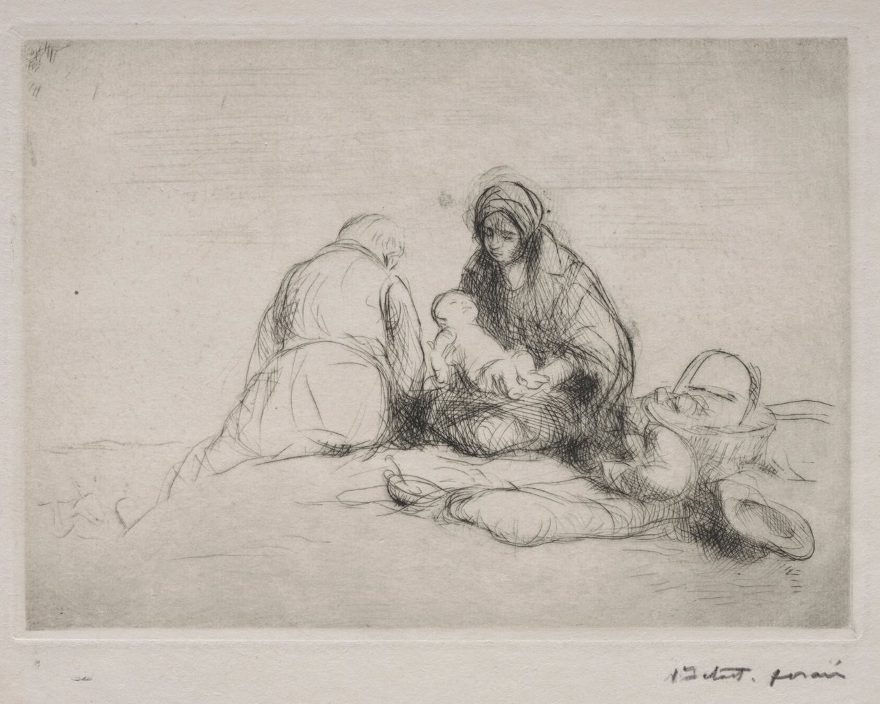 Rest on the Flight into Egypt by Jean Louis Forain