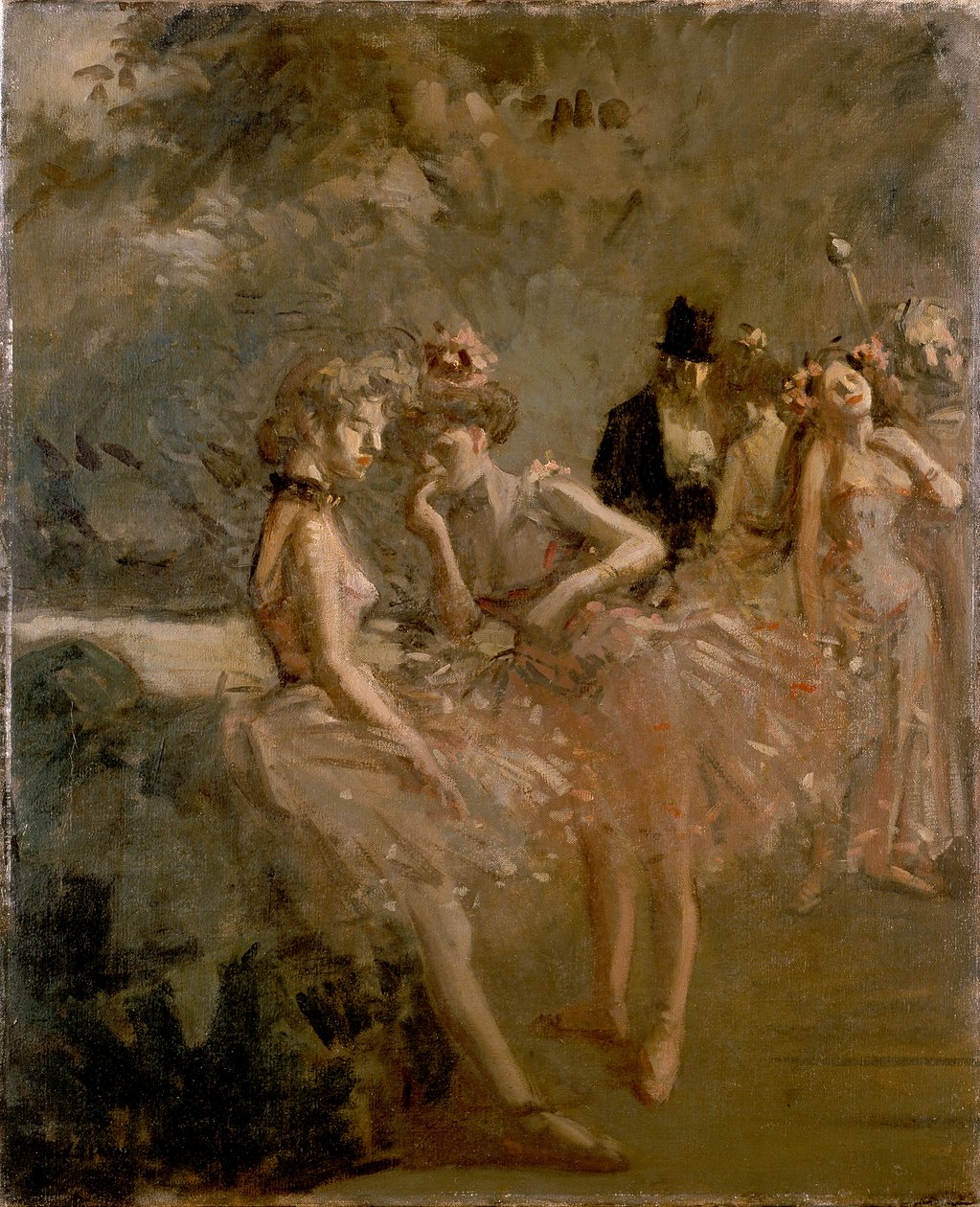 Scene in the Wings of a Theatre by Jean Louis Forain