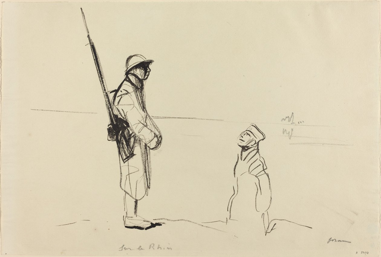 On the Rhine by Jean Louis Forain