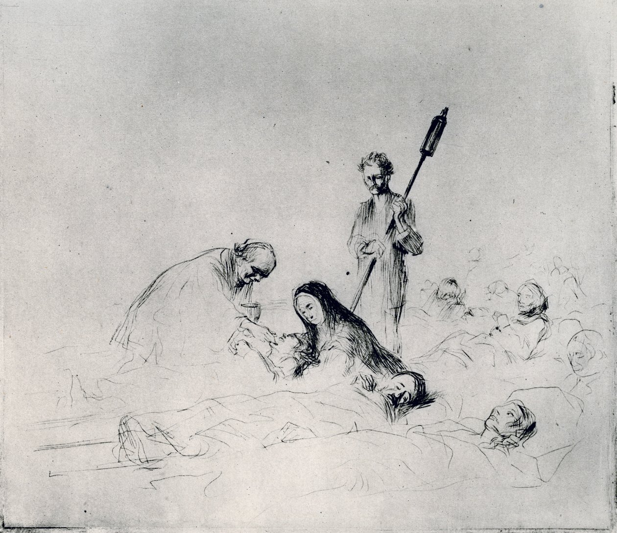 The Communion of the Patients by Jean Louis Forain