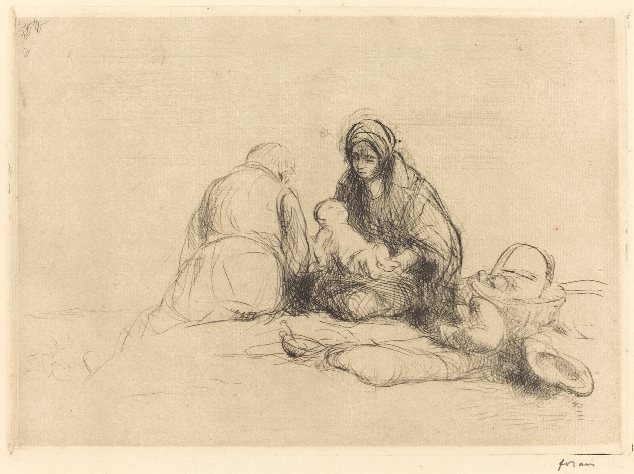 The Rest on the Flight into Egypt by Jean Louis Forain