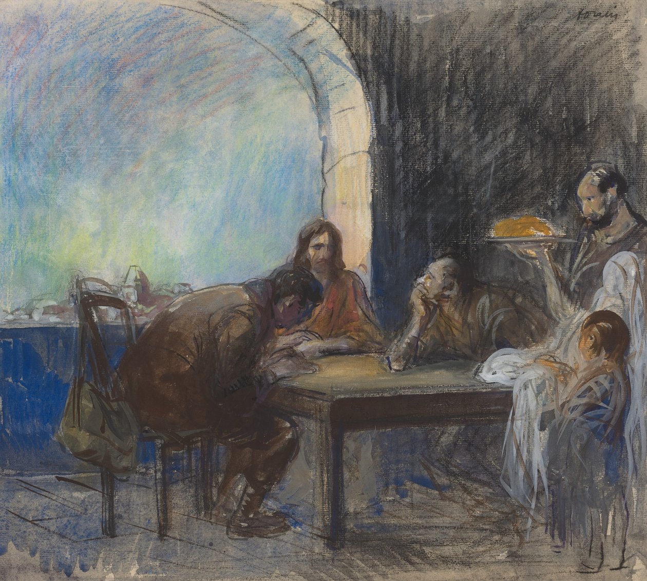 The Supper at Emmaus by Jean-Louis Forain