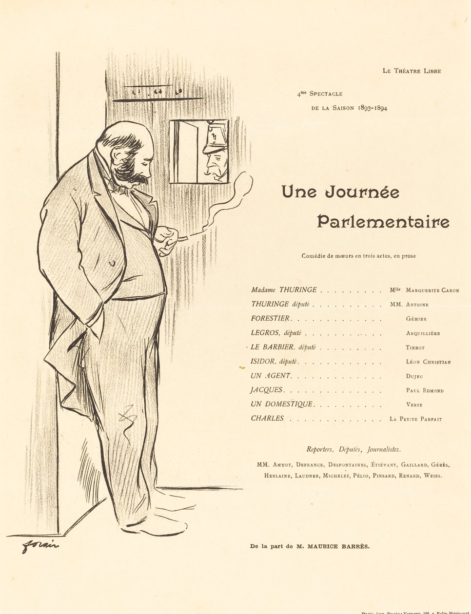 A Parliamentary Day by Jean Louis Forain