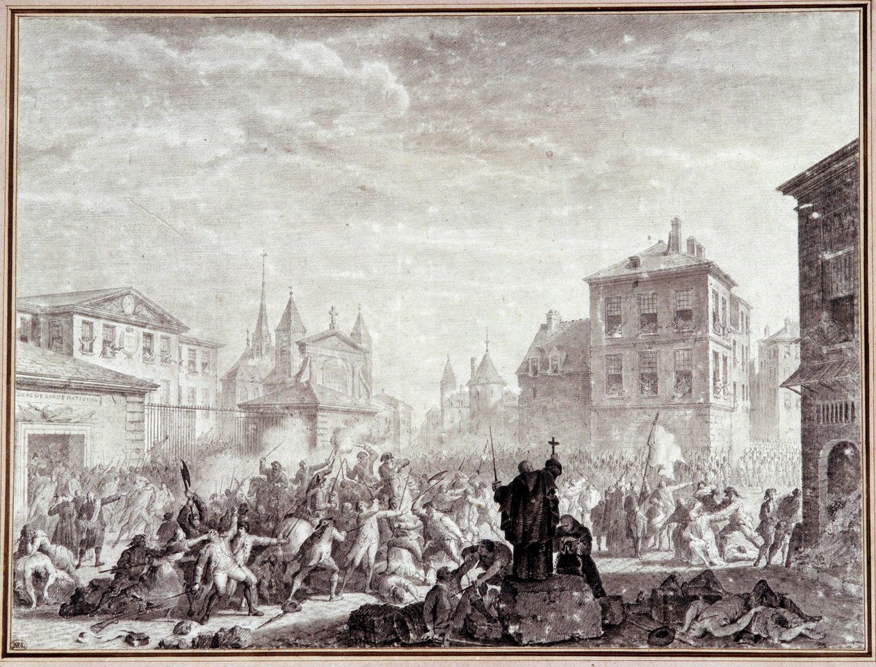 Massacre of the Patriots at Montauban by Jean Louis the Younger Prieur