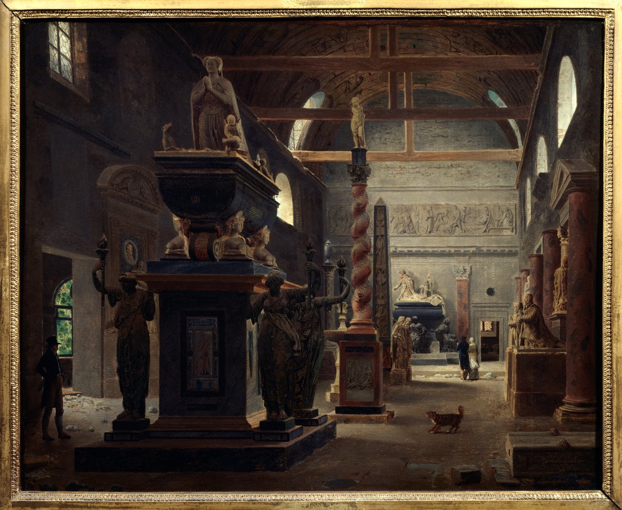 The Introduction Hall of the Musee des Monuments Francais by Jean Lubin Vauzelle