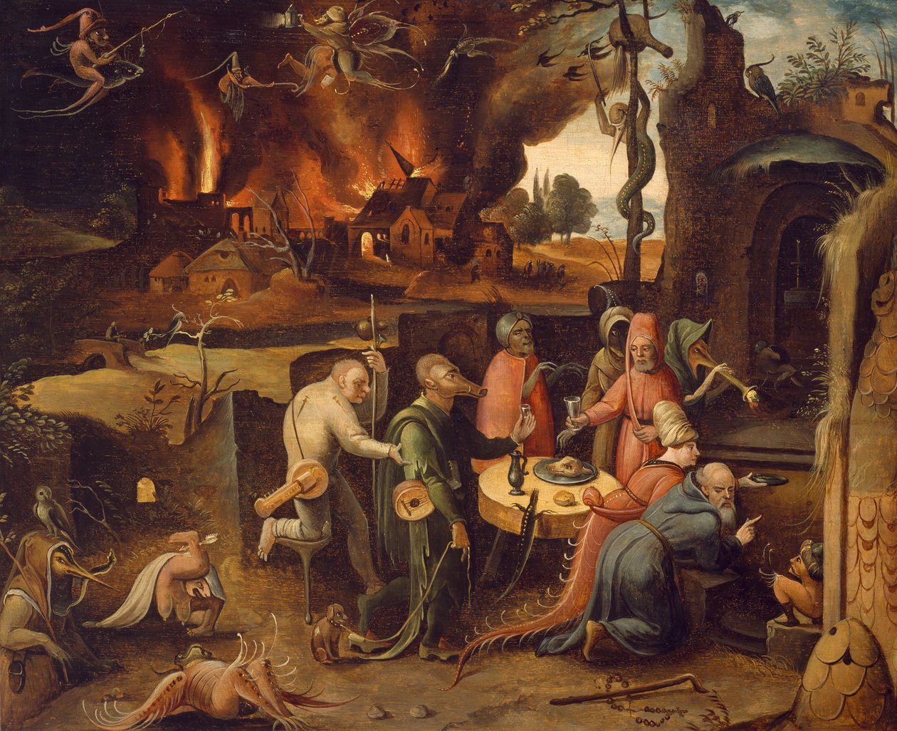 Temptation of St Anthony by Jean Mandyn