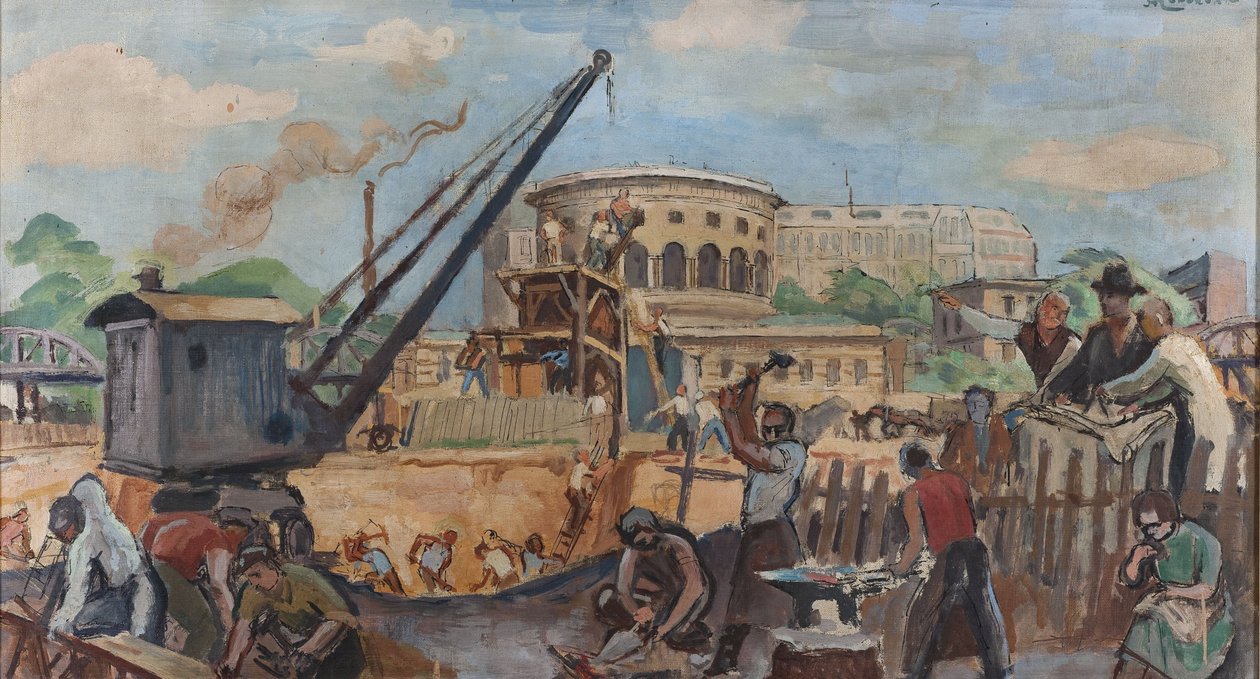 Work: Sketch for the Courtyard of the Boys