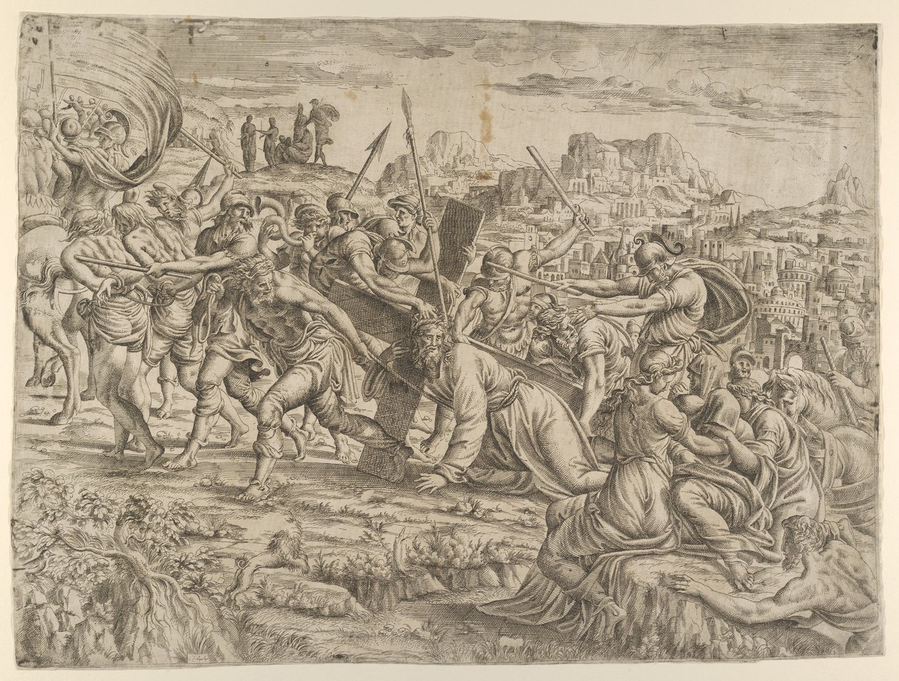 Carrying of the Cross, 1544 by Jean Mignon