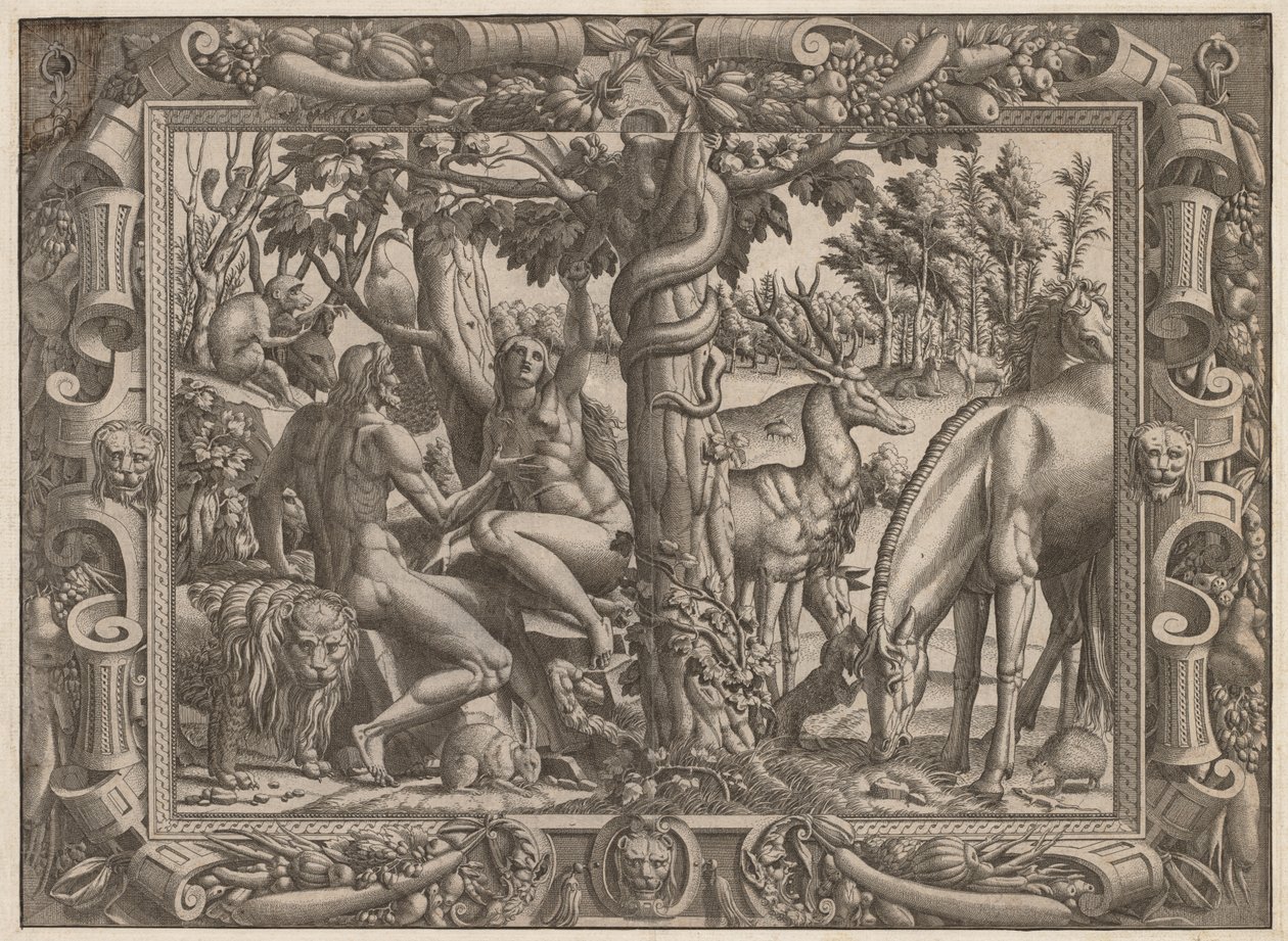 The Temptation of Eve by Jean Mignon