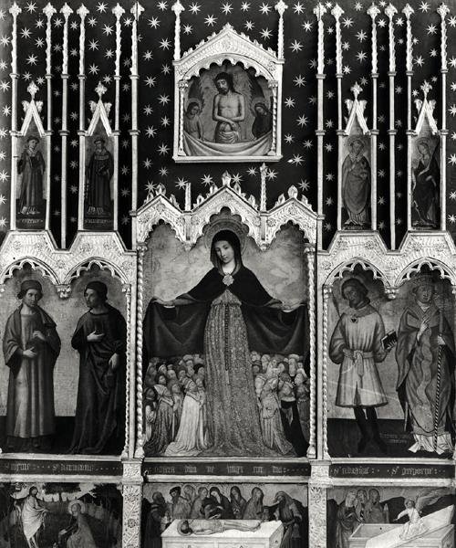 Virgin of Mercy, c.1429 (detail) by Jean Mirailhet
