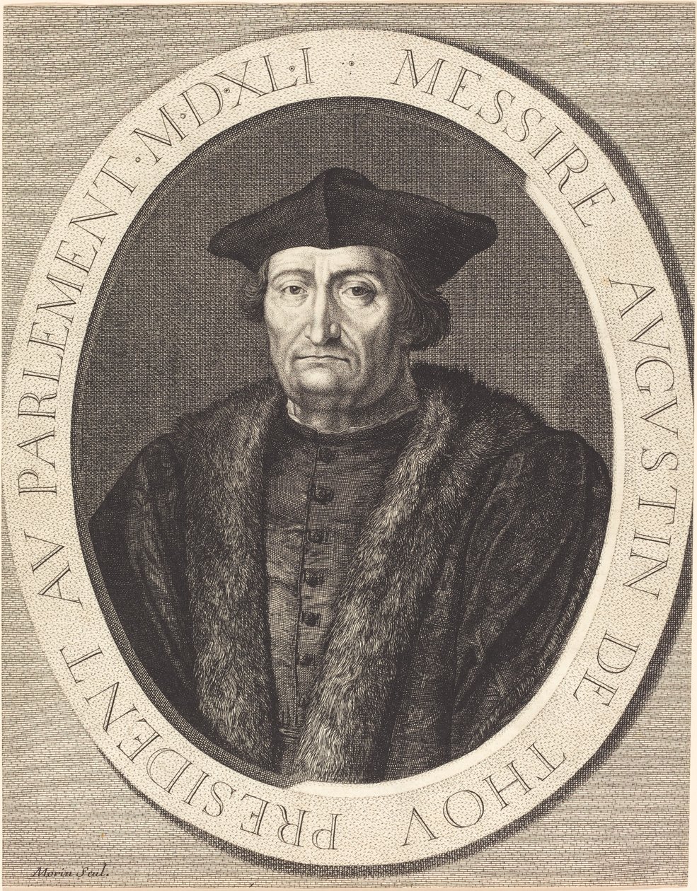 Augustin de Thou by Jean Morin