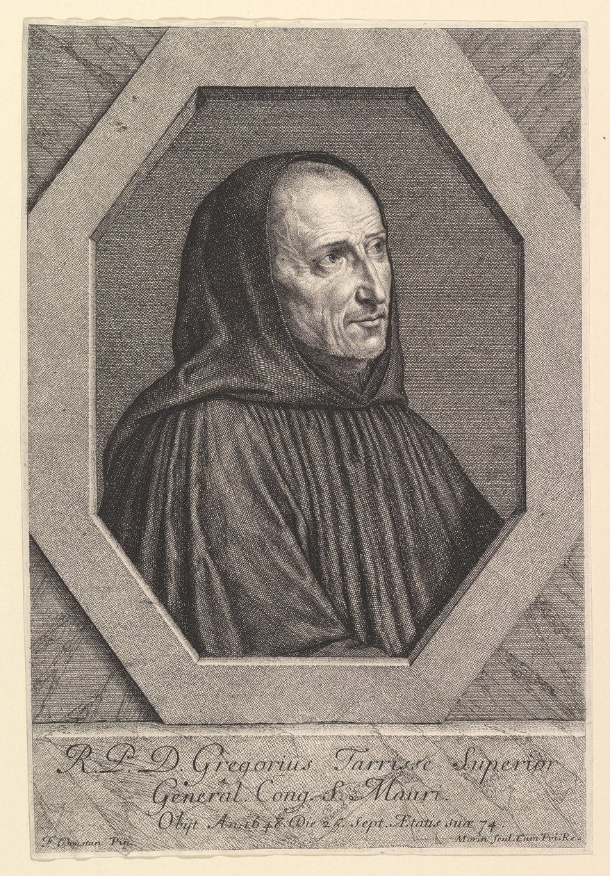 Dom Gregoire Tarrisse, Superior General of the Congregation of Saint-Maur by Jean Morin