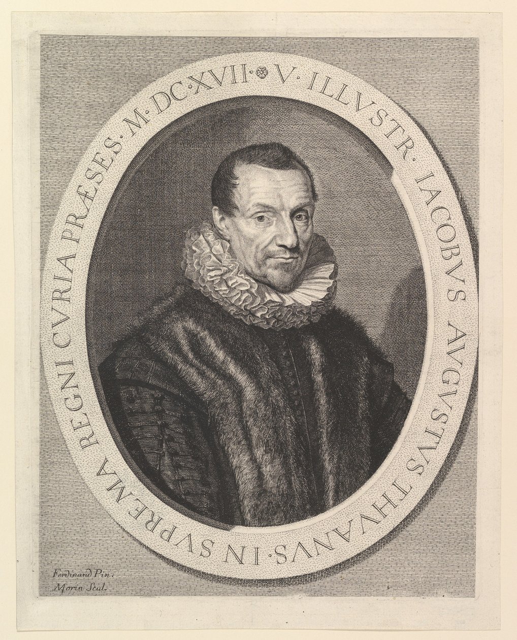 Jacques-Auguste de Thou, premier president au Parlement by Jean Morin