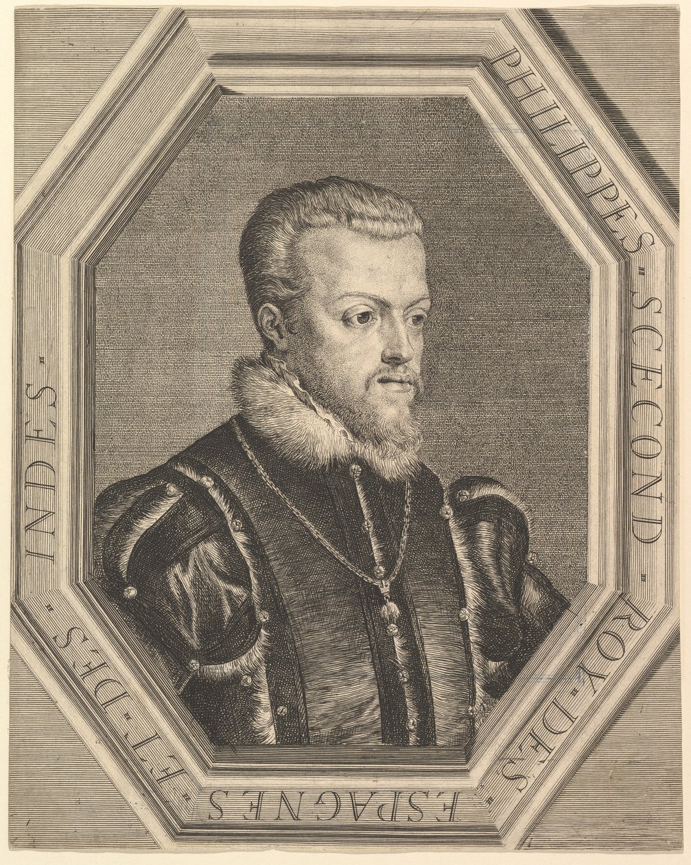 Philip II, King of Spain by Jean Morin