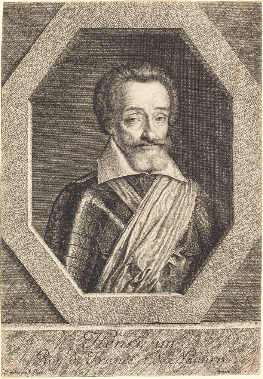 Henry IV by Jean Morin after Louis Elle I