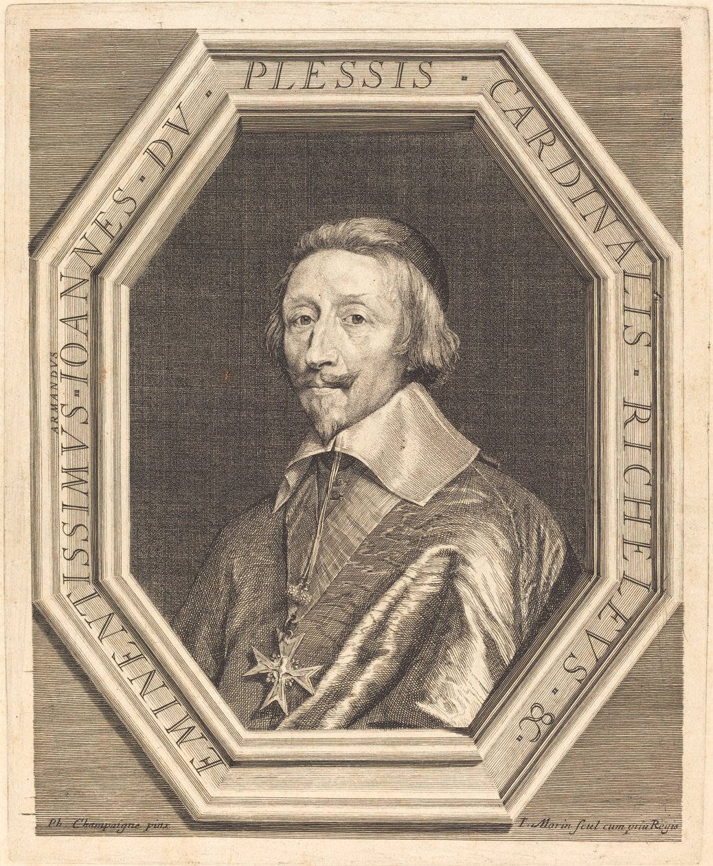 Cardinal Richelieu by Jean Morin after Philippe de Champaigne