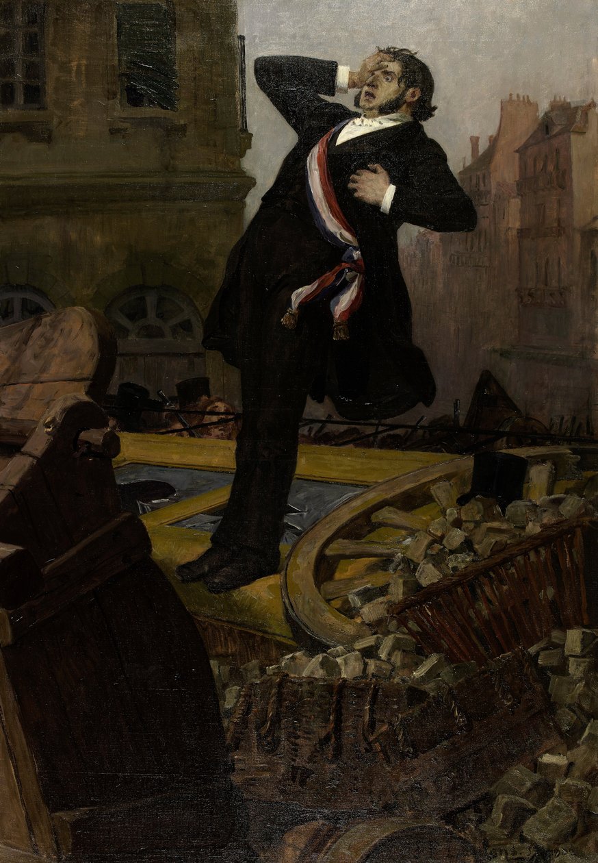 Death of Deputy Alphonse Baudin on December 3, 1851 by Jean Paul Laurens
