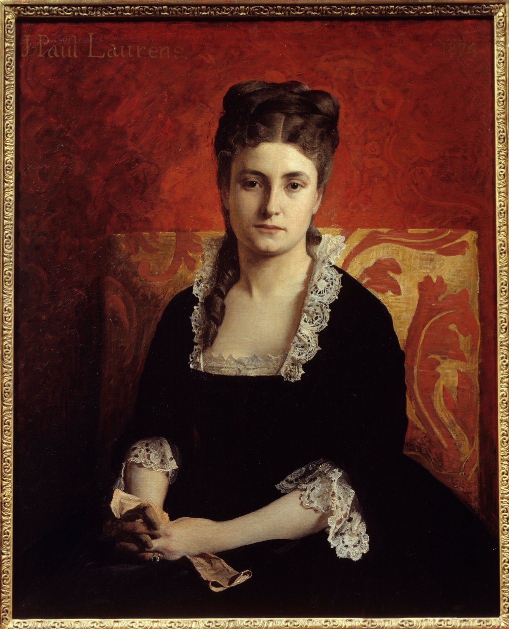 Portrait of Woman by Jean Paul Laurens
